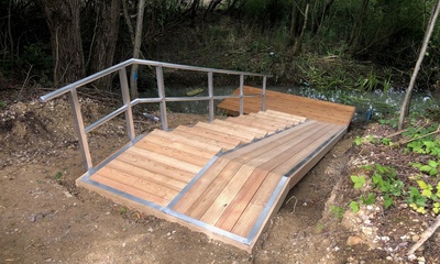 Step-set Jetty and Canoe Chute
